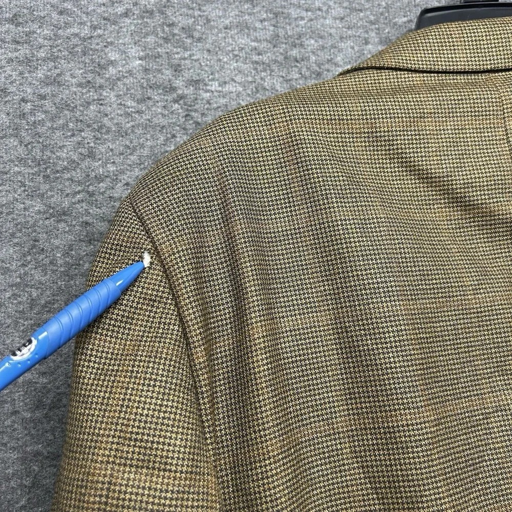 Ermenegildo‎ Zegna Houndstooth Trofeo Sport Coat Blazer Jacket Men's 44L